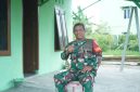 Komandan Kompi [Danki] Satgas TMMD ke-129 Kodim 0418/Palembang, Kapten Inf Pringgo Budi Santoso.
