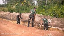 Pembangunan jalan sepanjang 750 meter menjadi salah satu sasaran penting dalam pelaksanaan TMMD ke-129 Kodim 0418/Palembang di Kelurahan Talang Jambe, Kecamatan Sukarami, Palembang.