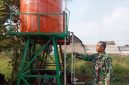 Satgas TMMD terus melakukan finishing dan pengecekan terhadap fasilitas sumur bor tersebut agar dapat digunakan dengan baik setelah seluruh pekerjaan dinyatakan selesai.