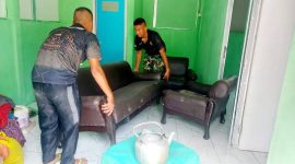 RTLH Ibu Sriyanti Masuki Tahap Finishing, Satgas Bersihkan Lingkungan Rumah