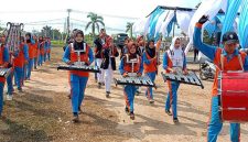 Drum Band Binaan Kodim 0418 Palembang Intensif Berlatih