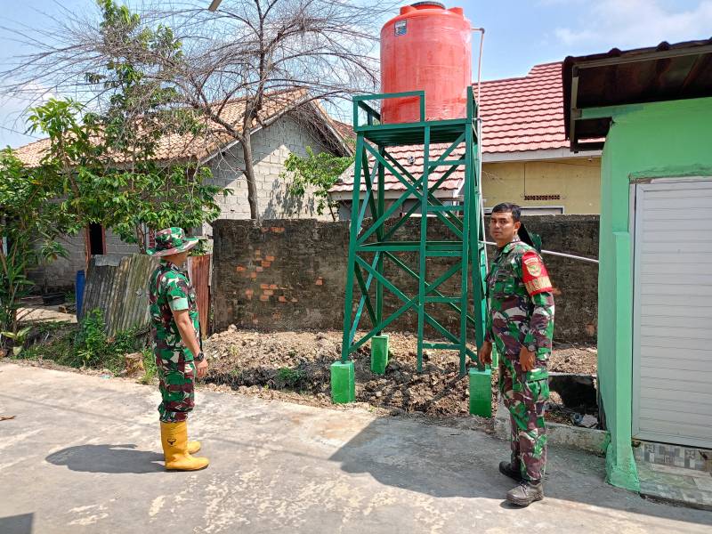 Menjelang penutupan TMMD, pembangunan sumur bor di Rumah Tahfiz Al-Fateha kini telah rampung.