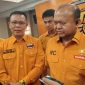 Ketua Tim Task Force DPP Partai Hanura, Rio Capella didampingi Ketua DPD Hanura Sumsel Ahmad Al Azhar. [Foto: AbV/WI]
