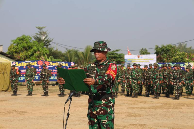 Penutupan TMMD ke-129 Kodim Palembang, Dansatgas Bacakan Laporan hingga Teken Naskah bersama Pemkot