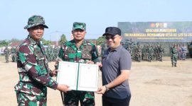 Kepala Staf Kodam [Kasdam] II Sriwijaya, Brigjen TNI Iwan Ma'ruf Zainudin SE MM, secara resmi menutup kegiatan TNI Manunggal Membangun Desa [TMMD] ke-129 Kodim 0418 Palembang, yang dipusatkan di Lapangan Sepak Bola Kelurahan Talang Jambi, Kota Palembang, Kamis 13 Agustus 2026.