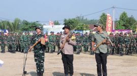 Penyerahan Alat Satgas Tandai Berakhirnya TMMD ke-129 Kodim 0418 di Kelurahan Talang Jambe