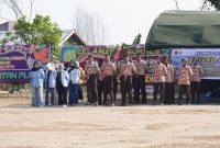Drumband SMA Negeri 21 Palembang Turut Sukseskan Penutupan TMMD ke-129 Kodim 0418