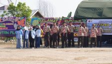 Drumband SMA Negeri 21 Palembang Turut Sukseskan Penutupan TMMD ke-129 Kodim 0418
