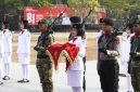 Langkah Tegap Dina Nazwa Akila, Pembawa Baki Paskibraka OKU Timur di HUT RI ke-81