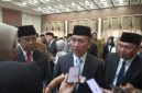 Wali Kota Ratu Dewa memberikan keterangan pers usai melantik 81 Pejabat lingkungan Pemkot Palembang, 24 Agustus 2026.