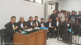 Tim Kuasa Hukum terdakwa Junaidi ST alias Ajun, Dr M Jasmadi Pasmeindra SHI MH.
