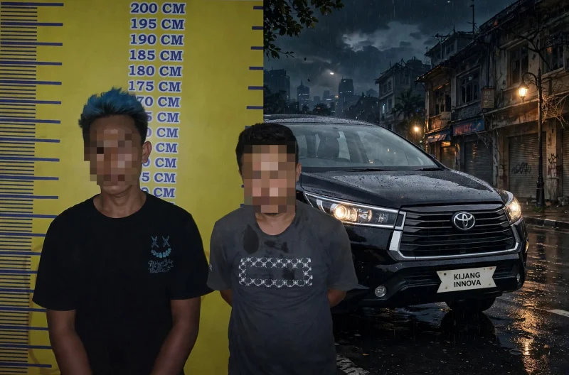 1 Kilo Sabu di Bawah Kursi, Perjalanan Innova Mewah Kandas di Palembang