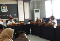 Anggota Komisi III DPRD Kota Palembang, Andreas Okdi Priantoro, dalam Rapat Dengar Pendapat [RDP] bersama Dinas Perhubungan, Inspektorat, DPMPTSP, Bagian Hukum, dan manajemen Green SM, Selasa 15 September 2026.