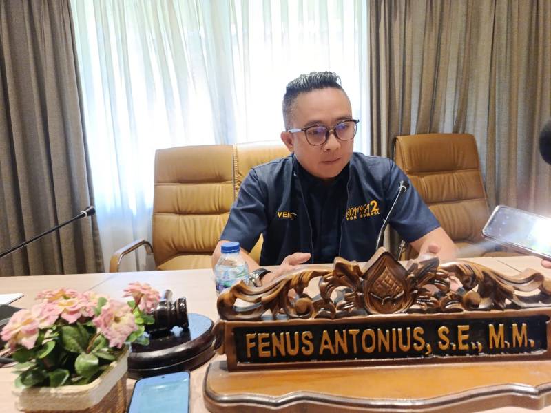 Sekretaris Komisi II DPRD Sumsel Fenus Antonius.