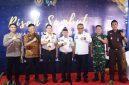 Bupati OKU Timur Ir H Lanosin ST MT MM saat menghadiri Serah Terima Jabatan dan Pisah Sambut Kepala Lapas Kelas IIB Martapura di Lapas Kelas IIB Martapura, Senin, 31 Agustus 2026.