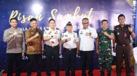 Bupati OKU Timur Ir H Lanosin ST MT MM saat menghadiri Serah Terima Jabatan dan Pisah Sambut Kepala Lapas Kelas IIB Martapura di Lapas Kelas IIB Martapura, Senin, 31 Agustus 2026.