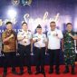 Bupati OKU Timur Ir H Lanosin ST MT MM saat menghadiri Serah Terima Jabatan dan Pisah Sambut Kepala Lapas Kelas IIB Martapura di Lapas Kelas IIB Martapura, Senin, 31 Agustus 2026.
