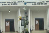 Kantor Bagian Umum Setda Kabupaten Ogan Ilir, Sumatera Selatan.