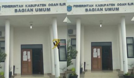 Kantor Bagian Umum Setda Kabupaten Ogan Ilir, Sumatera Selatan.