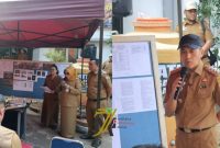Wali Kota Palembang Ratu Dewa dan Kadinkes Palembang dr Fenty Aprina memaparkan kondisi titik Karhutla dan ISPA 