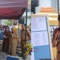 Wali Kota Palembang Ratu Dewa dan Kadinkes Palembang dr Fenty Aprina memaparkan kondisi titik Karhutla dan ISPA 