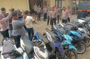 Sebanyak 102 kendaraan roda dua [R2] ditindak Polrestabes Palembang.