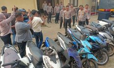 Polrestabes Palembang Gaspol! 102 Motor Digulung, Balap Liar hingga Konvoi Liar Dibabat