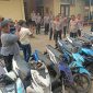 Sebanyak 102 kendaraan roda dua [R2] ditindak Polrestabes Palembang.