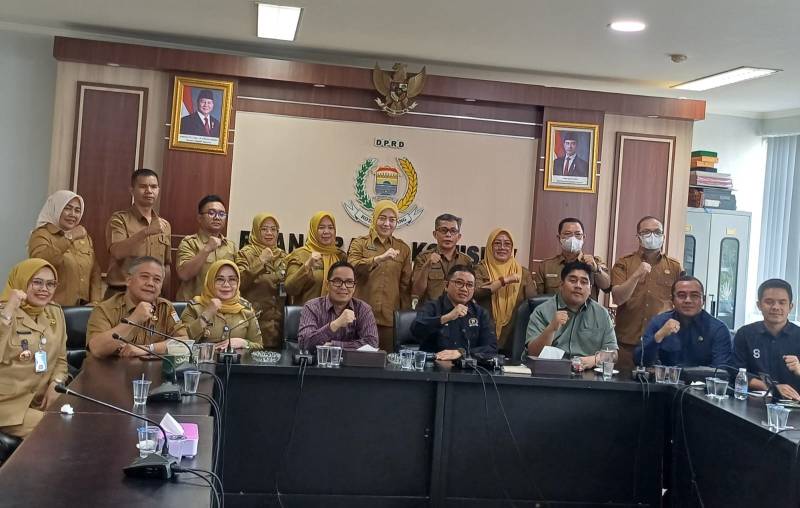Rapat Dengar Pendapat [RDP] Komisi IV DPRD Palembang dengan Dinas Pendidikan Kota Palembang soal evaluasi PJJ [pembelajaran jarak jauh] pada Senin 14 September 2026.