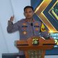 Kapolres OKU Timur AKBP Dr Lalu Hedwin Hanggara SIK SH MH MSi mematangkan persiapan Operasi Sikat I Musi 2026 dengan gelaran Latihan Pra Operasi [Latpra] di Aula Setya 38 Mapolres OKU Timur, Rabu 23 September 2026.