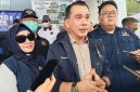 Sekretaris Wilayah DPW NasDem Sumsel H Nopianto SSos MM saat memberikan keterangan pers pada Senin 7 September 2026.