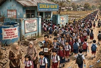 Ilustrasi Sekolah Rakyat [SR].
