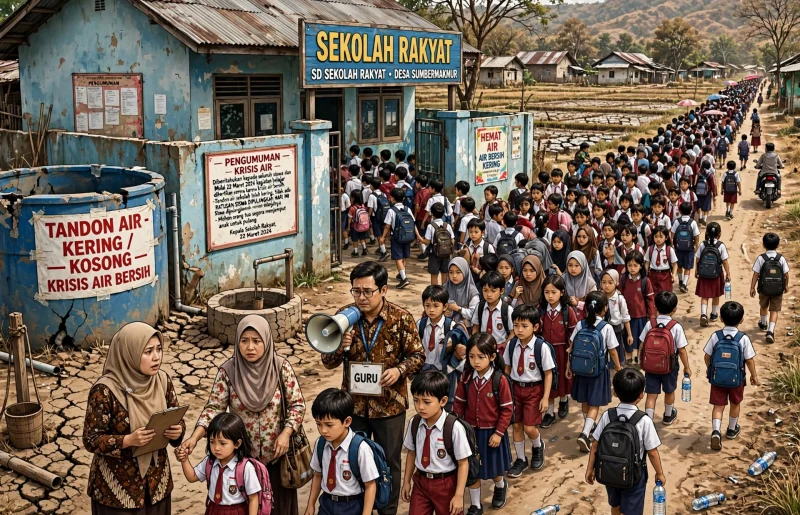 Ilustrasi Sekolah Rakyat [SR].