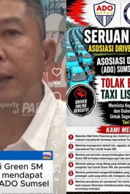 Drama Taksi Listrik Asal Vietnam, Sikap Ketua ADO Sumsel? Warganet Bongkar Jejak Seruan Demo