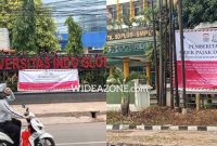 Bapenda Palembang Pasang Plang Penunggak Pajak di Dua Objek STIMIK IGM