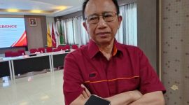 Founder Yayasan IGM Marzuki Alie saat memberikan keterangan pers kepada WIDEAZONE.com pada Jumat 30 Oktober 2026.