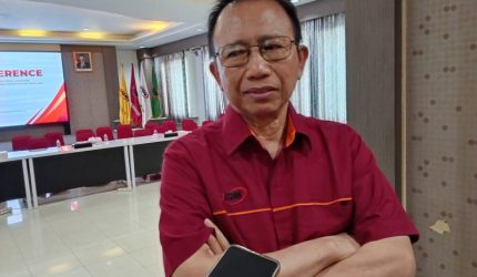 Founder Yayasan IGM Marzuki Alie saat memberikan keterangan pers kepada WIDEAZONE.com pada Jumat 30 Oktober 2026.