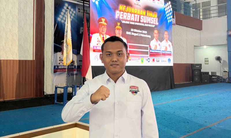 Muhamad Irfanjid, resmi menahkodai Persatuan Tinju Amatir Indonesia [Perbati] Kabupaten OKU Timur.