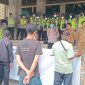Corporation Anti Corruption Agency Sumatera Selatan [CACA-Sumsel] bersama PB Front Pemuda Merah Putih [FPMP] dalam aksi unjuk rasa di Kantor DPRD Provinsi Sumatera Selatan, Selasa 20 Oktober 2026.