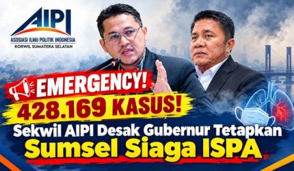 Pengamat politik Sumatera Selatan sekaligus Sekretaris Wilayah Asosiasi Ilmu Politik Indonesia [AIPI] Sumsel, Ahmad Haekal Al-Haffafah.