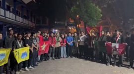 Aliansi Cipayung Plus Kota Palembang mengecam keras dugaan aksi kekerasan, intimidasi, persekusi, hingga pembubaran paksa terhadap massa aksi mahasiswa di depan Markas Polda Sumatera Selatan, Selasa 13 Oktober 2026.