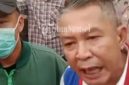 Tangkapan layar dari tiktok TribunSumsel, Ketua ADO Sumsel M Asrul Indrawan di tengah aksi demo mahasiswa Cipayung Plus Palembang di Mapolda Sumsel, Selasa 13 Oktober 2026